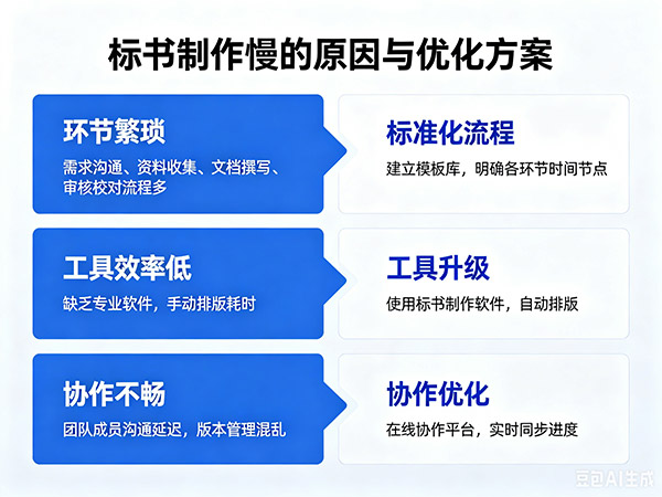 标书制作慢