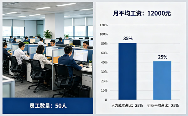 人力成本高